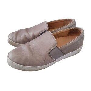 Vionic Demetra Slip On Sneakers Gray Platform Shoes Size 8